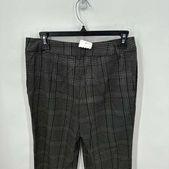 SANCTUARY NWT Evereve Chcarcoal Plaid Soho Trouser Pant // 25 - Picture 9 of 11
